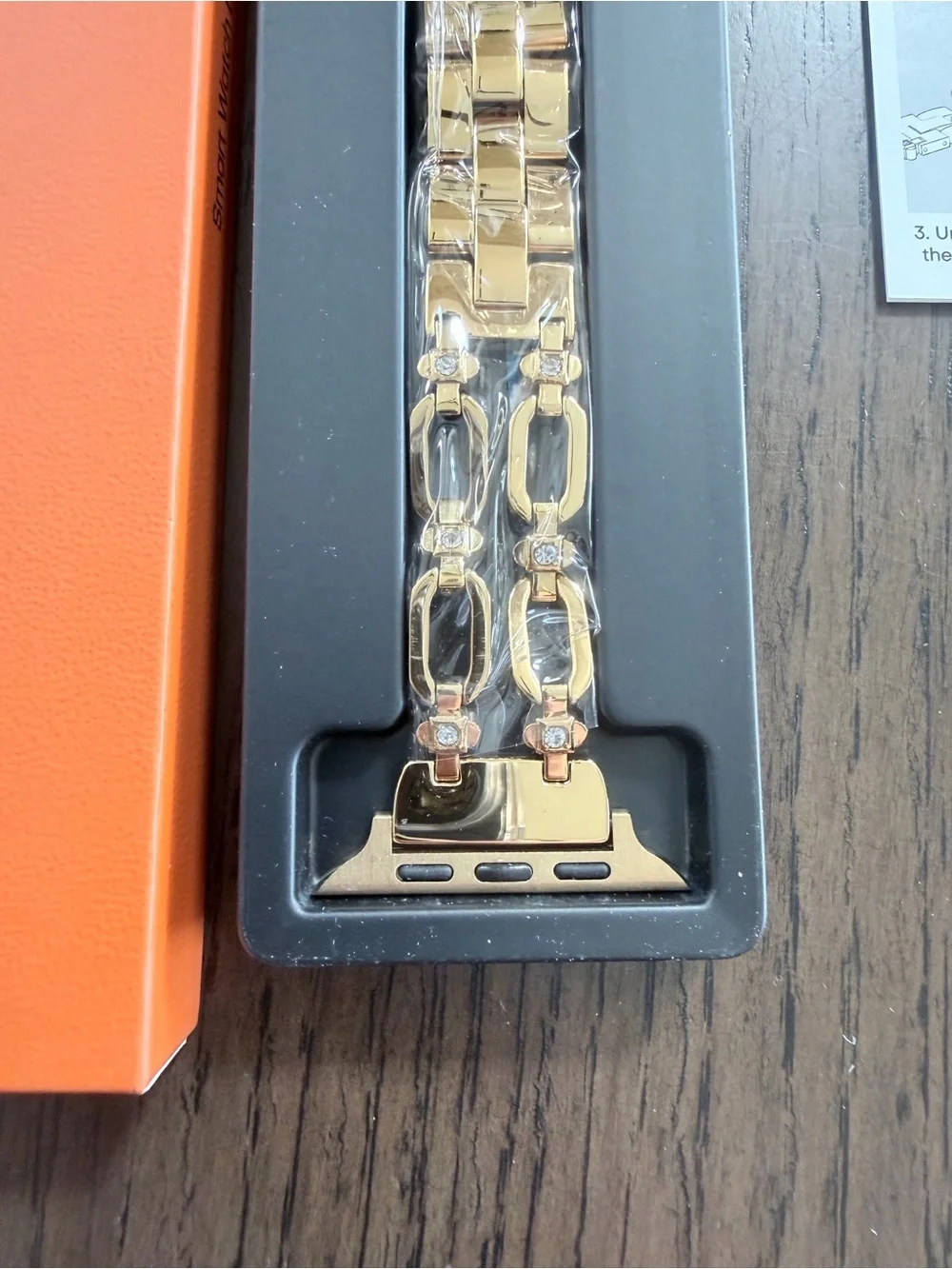 Apple watch gold band 44/45/46/49mm Gold-double